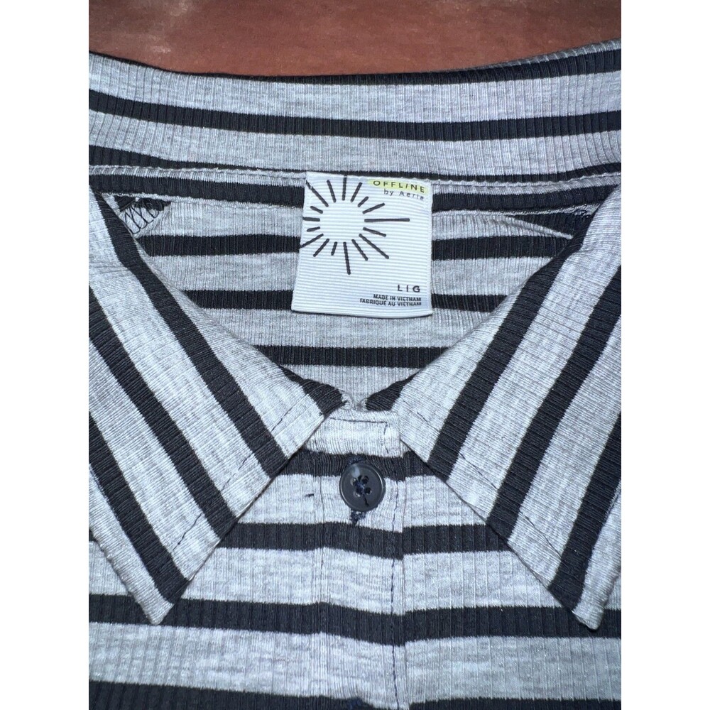 Offline By Aerie dark gray Ribbed Tank Dress Long Size XL EUC - Picture 5 of 5